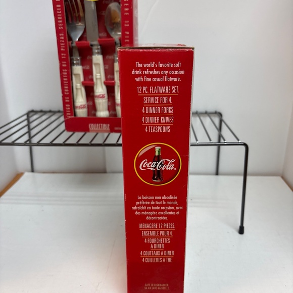 NIB 2 Sets Of 12PC Each Coca-Cola Flatware Sets Service for 8 Total - Picture 3 of 5